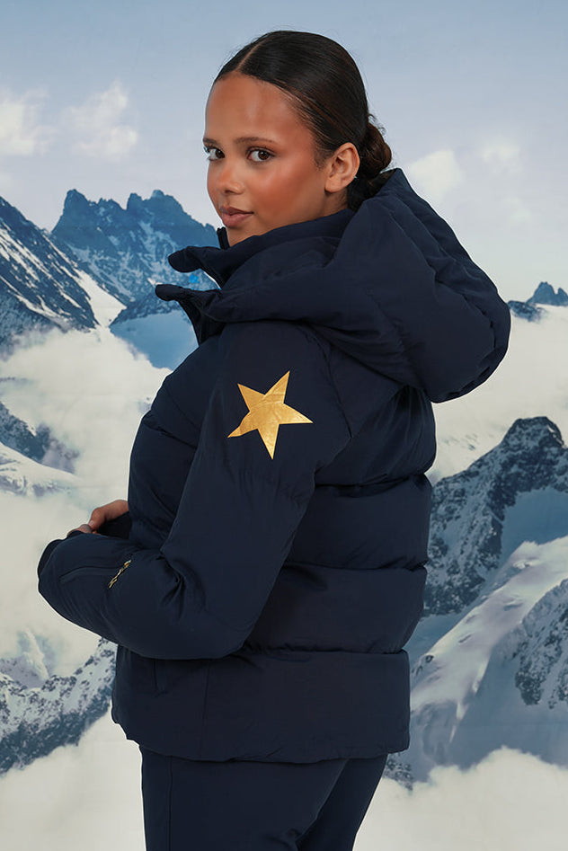 "Snowfall" ski jacket navy