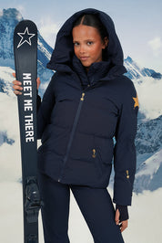 "Snowfall" ski jacket navy