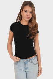 "Macy" top black