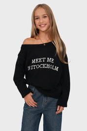 "Carice" sweater navy