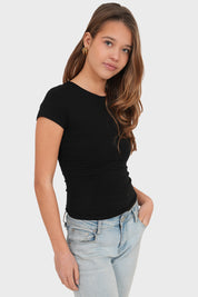 "Macy" top black