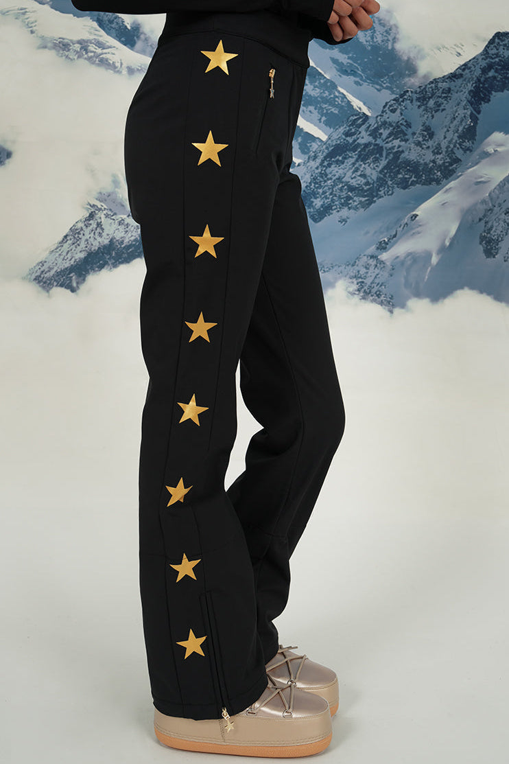 "Starry" ski pants black