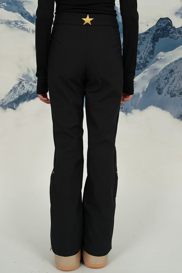 "Starry" ski pants black