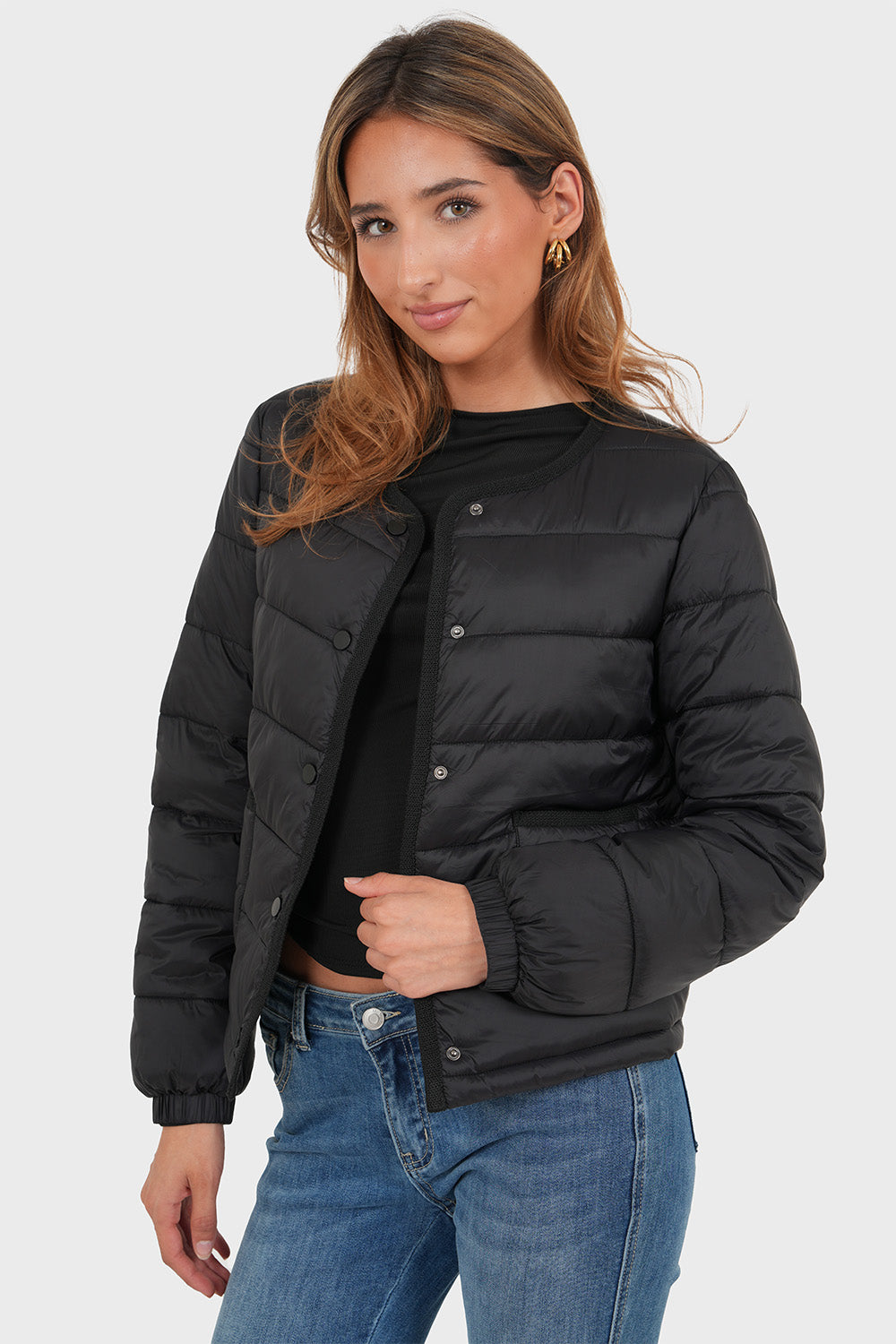 "Pullover" puffer black (PRE ORDER)