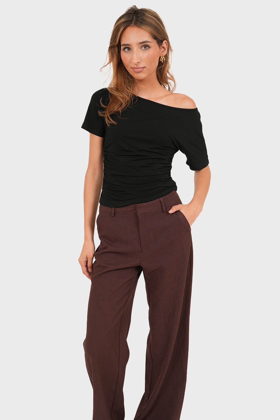 "Dinner" Pants Brown