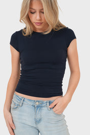 "Macy" top navy