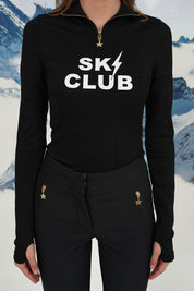 "Alpine" ski pully black