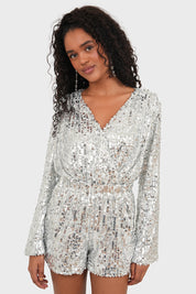 "Starlight" playsuit silver