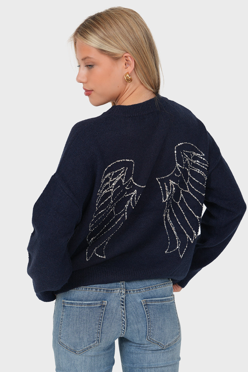 "Stacy" sweater navy