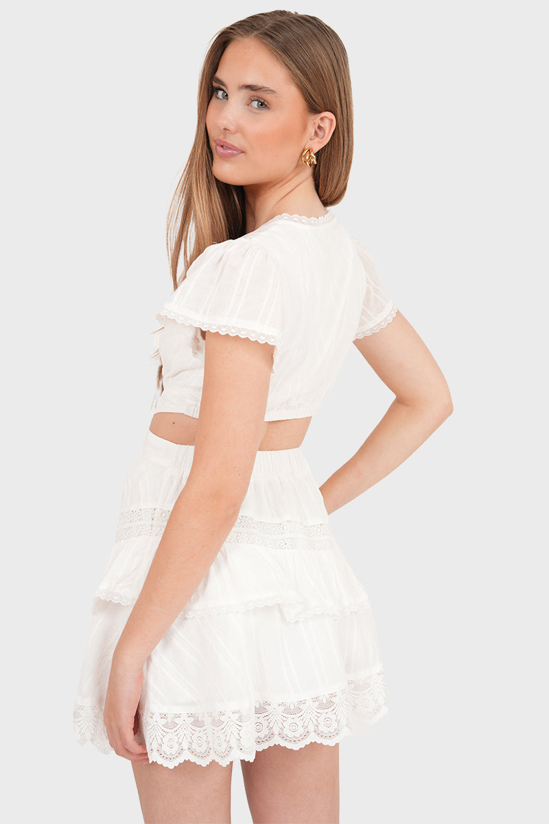 "Ulu Dress Blue + Ivory Dress White" - 10 aug