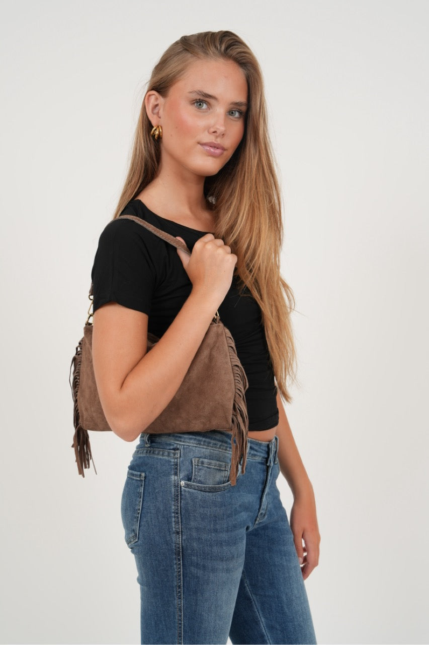 "Sage" bag taupe