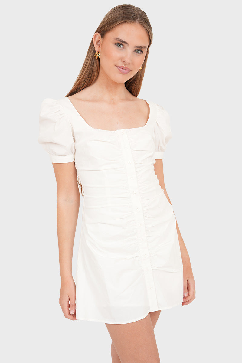 «Ellie»-kjole hvit