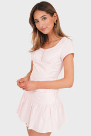 “Pretty in pink” top