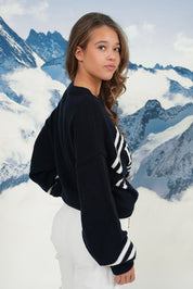 "Piste" genser marine