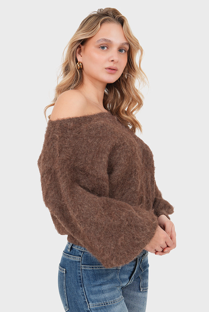 "Emmie" sweater brown