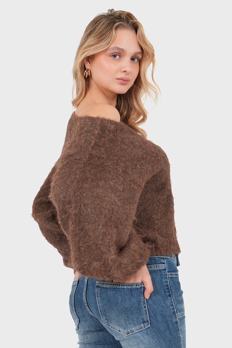 "Emmie" sweater brown