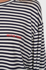 "Noa” striped sweater navy