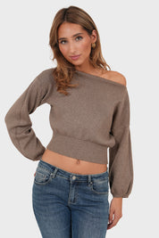"Jade" sweater brown