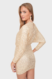 “Kylie” dress gold