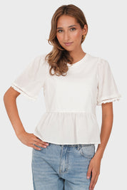"Emilia" blouse white