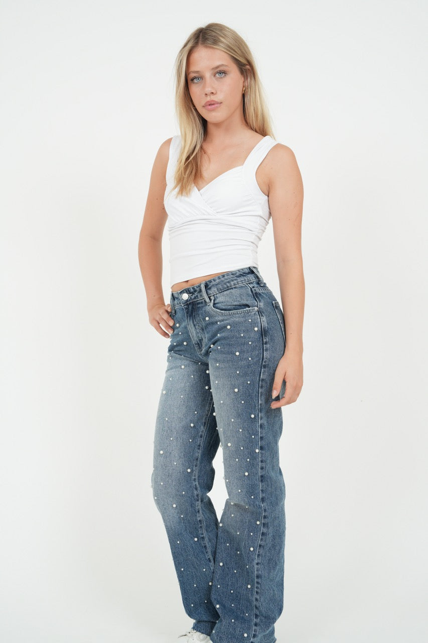 "Pearl" jeans blue