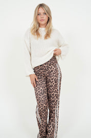 "Leopard" pants brown