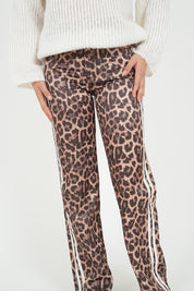 "Leopard" pants brown
