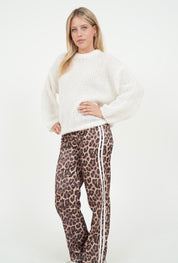 "Leopard" pants brown