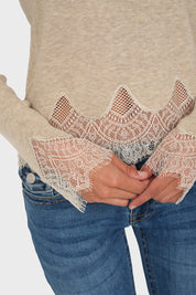 "Camille" sweater stone