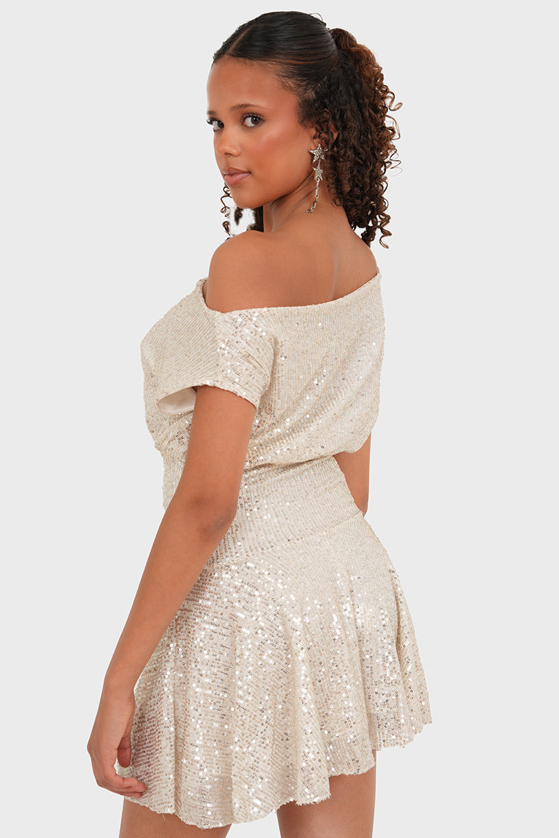 "London" dress champagne