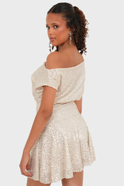 "London" dress champagne
