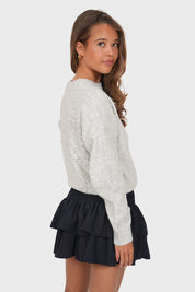 "Bloom" skirt navy