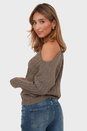 "Daphne" sweater brown