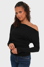 "Elodie" top black