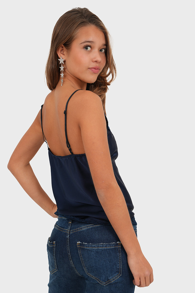 "Jolie" top navy