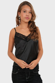 "Jolie" top black