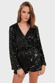 "Starlight" playsuit black