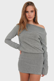 "Glisten" dress silver