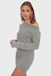 "Glisten" dress silver