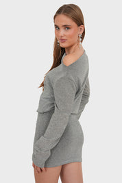 "Glisten" dress silver