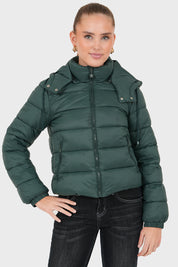 "Classic" puffer dark green