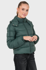 "Classic" puffer dark green