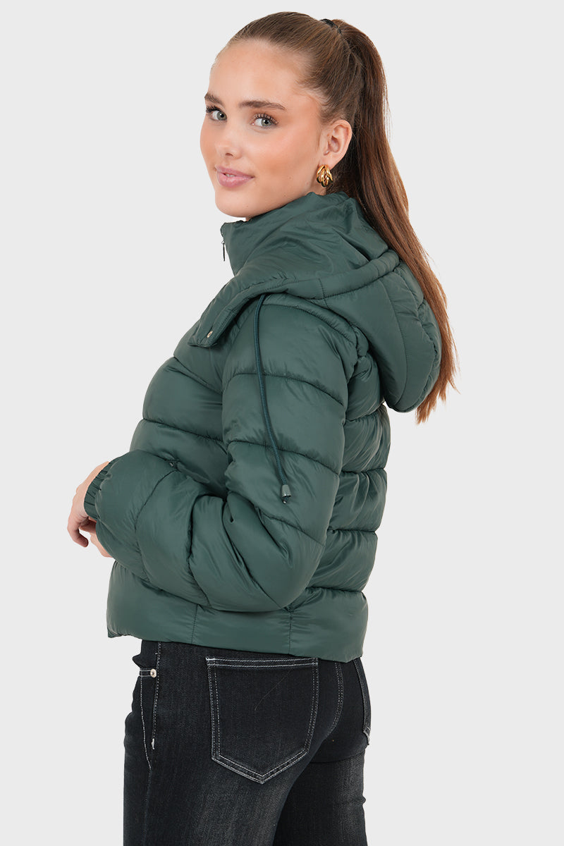 "Classic" puffer dark green
