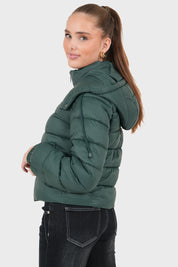 "Classic" puffer dark green