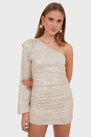 "Cosmo" dress champagne