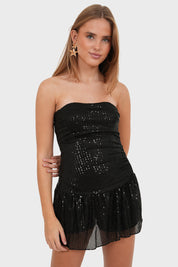 "Sparkly" dress black
