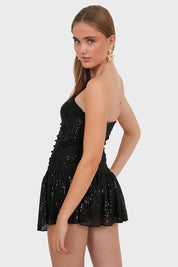 "Sparkly" dress black