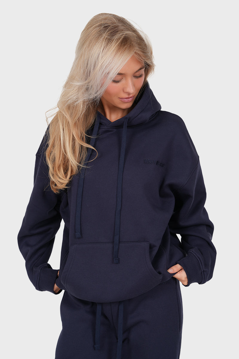 "MMT" hoodie navy