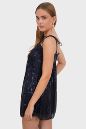 "Dazzle" dress navy