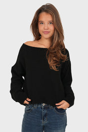 “Angel” sweater black